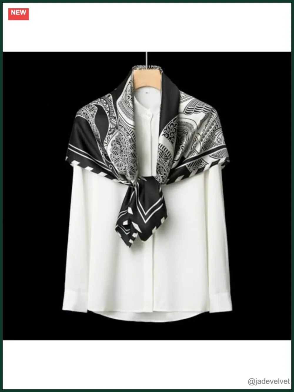 100% Mulberry Silk Scarf for Women - 35